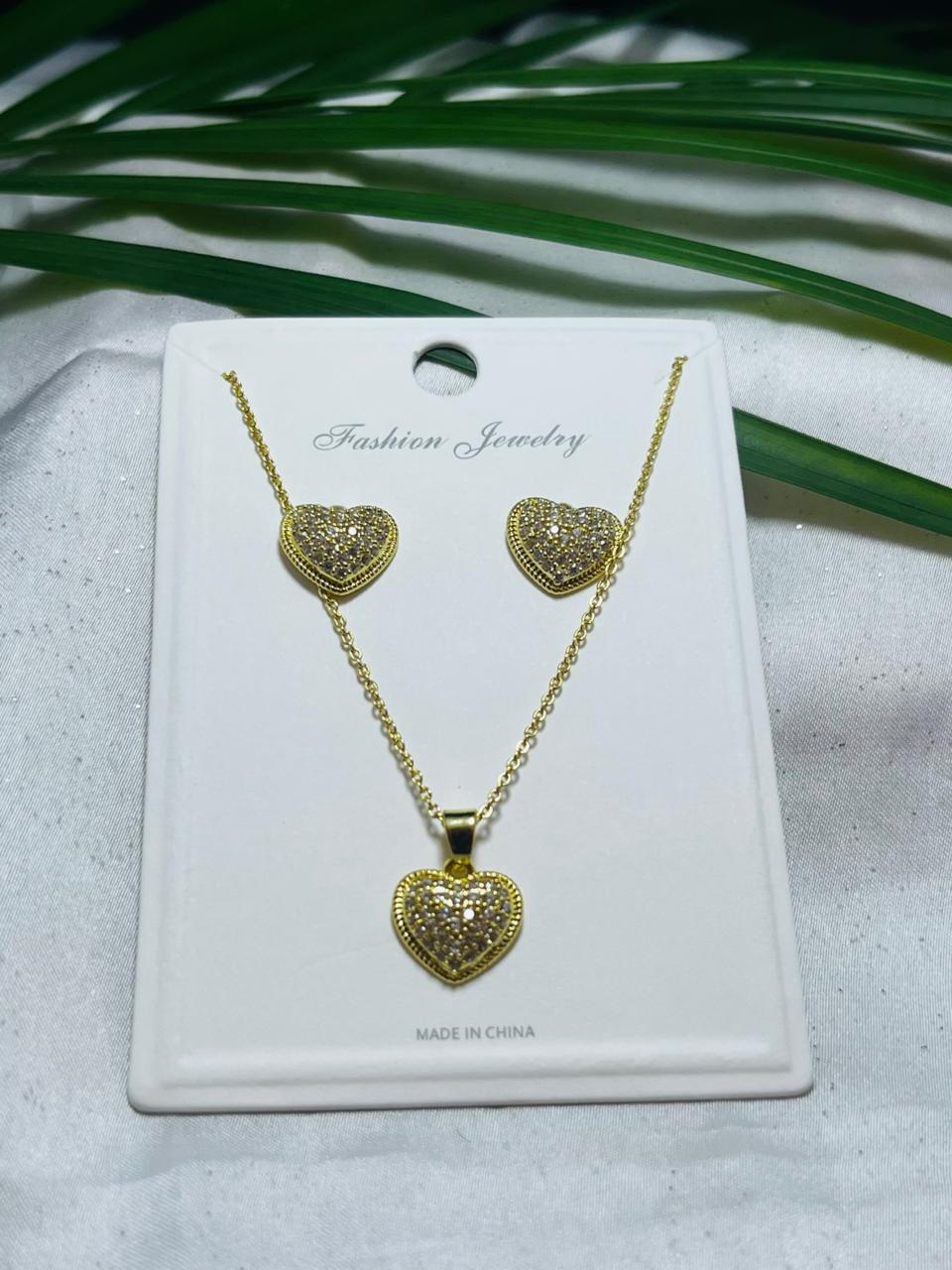 Necklace and Earrings set.